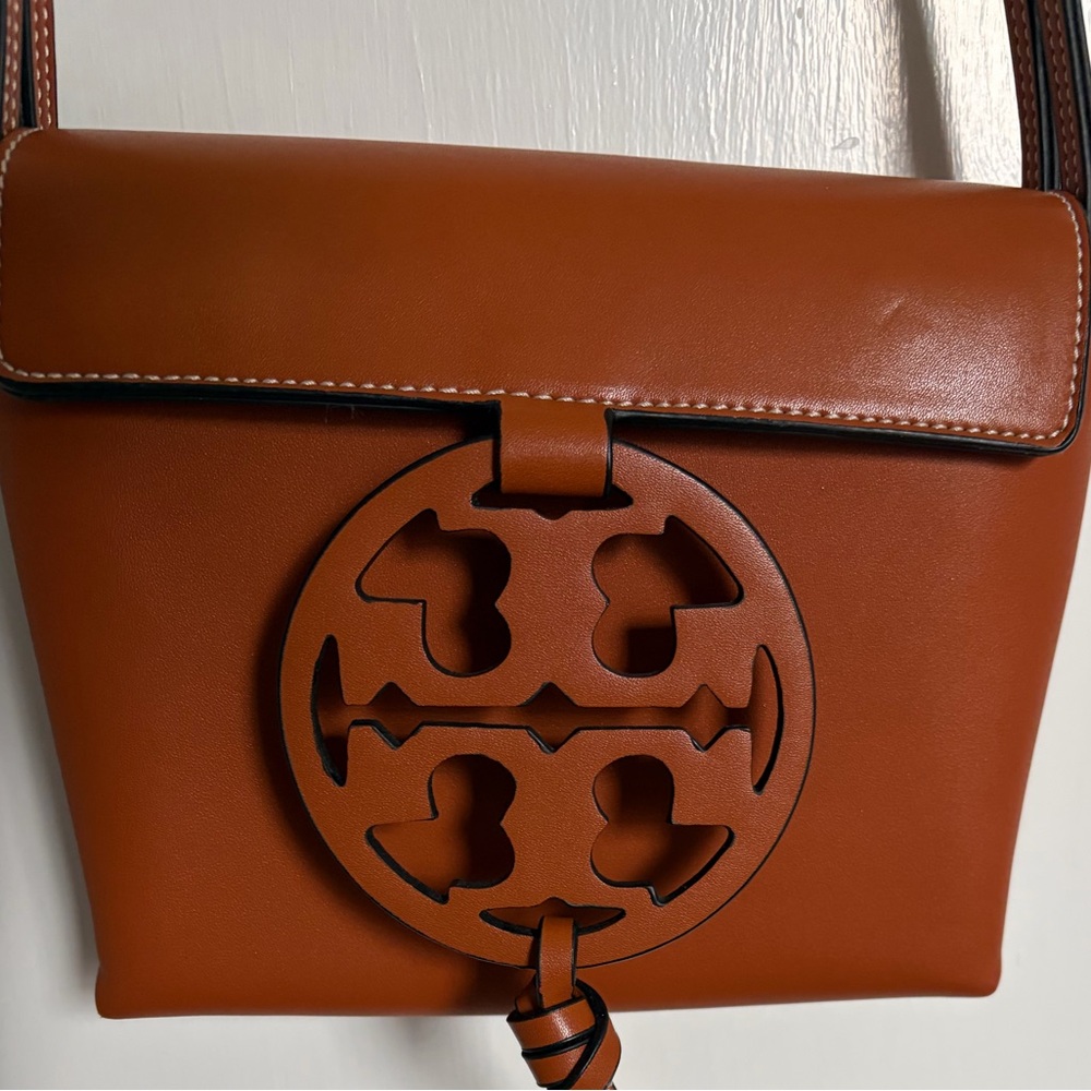 Tory Burch Tan Leather Crossbody Bag